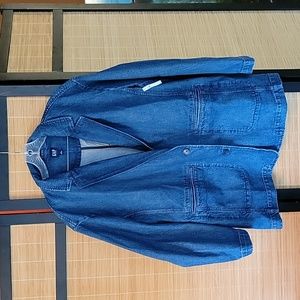NWT! GAP jean blazer size L